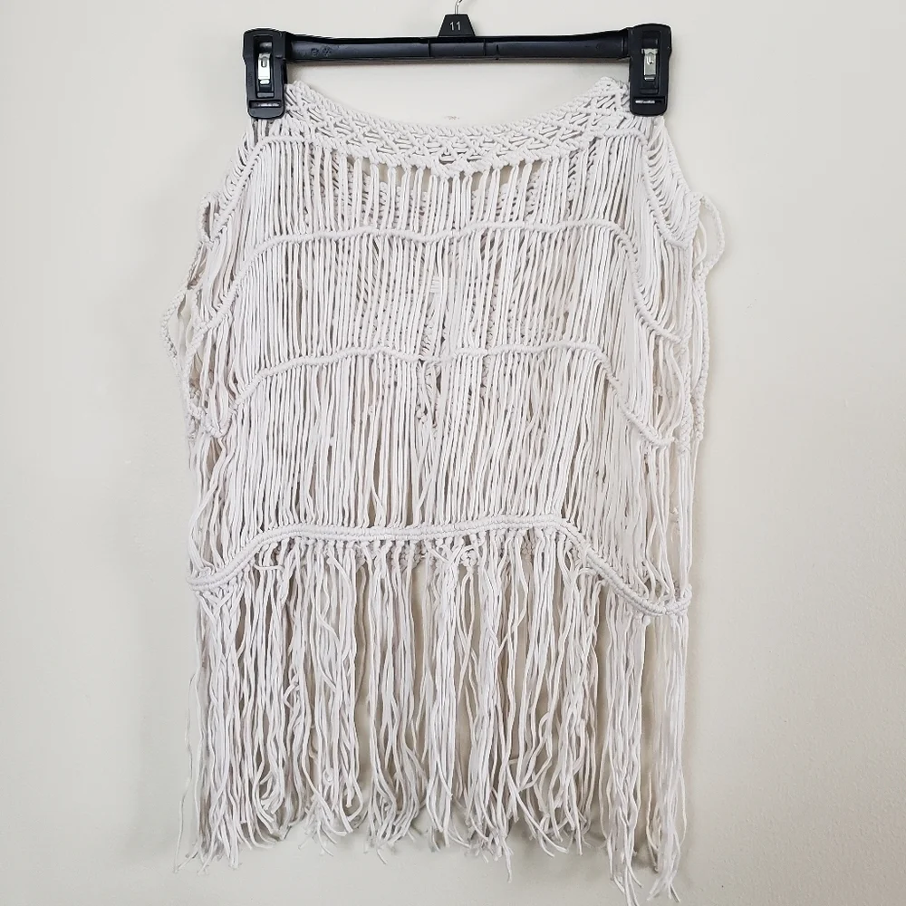 Denim & supply macromae with fringe top. Sz XS